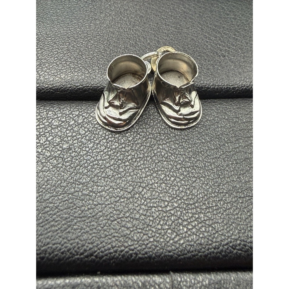 Vintage Sterling Silver Baby Booty Charm Double J9